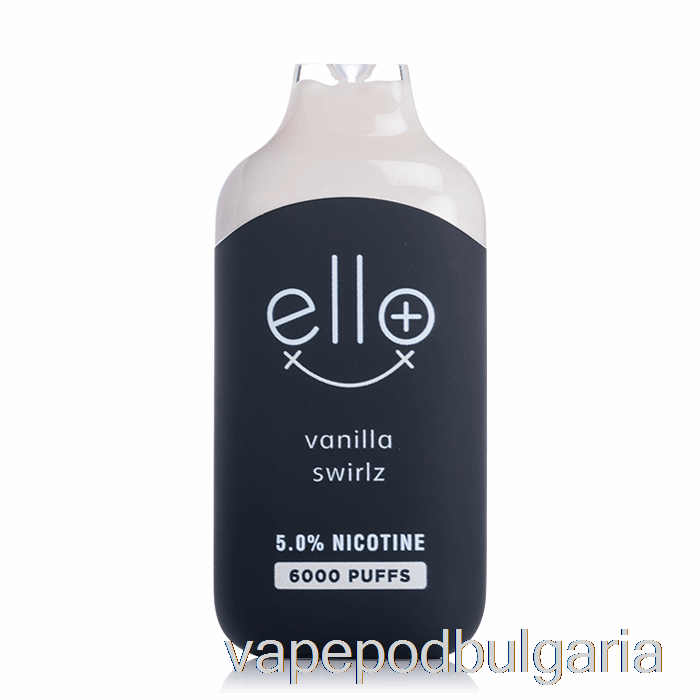 Vape Bulgaria Blvk Ello Plus 6000 еднократна употреба Vanilla Swirlz
